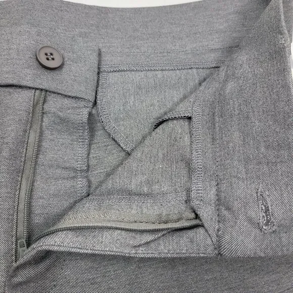 IChosy Women's Casual Dress Pants High Waist Pull Up Size 12 Gray Barely Bootcut - Picture 7 of 10